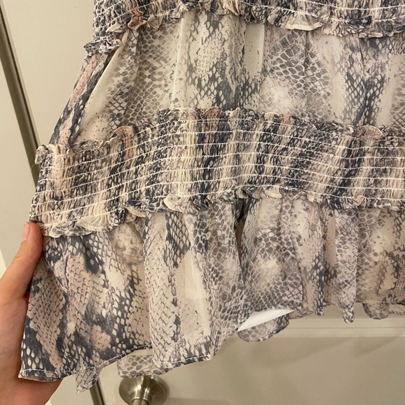 Snakeskin Karlie Dress. Size Medium. - Picture 3 of 3